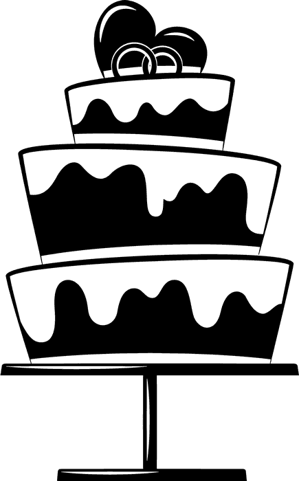 Wedding Cake Stamp - Wedding Cake - Free Transparent PNG Clipart Images Download. - Transparent PNG Free Download | PNGio