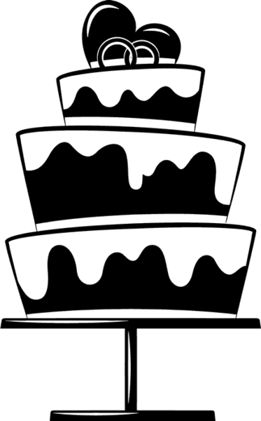 Wedding Cake Stamp - Wedding Cake - Free Transparent PNG Clipart Images Download. - Transparent PNG Free Download | PNGio