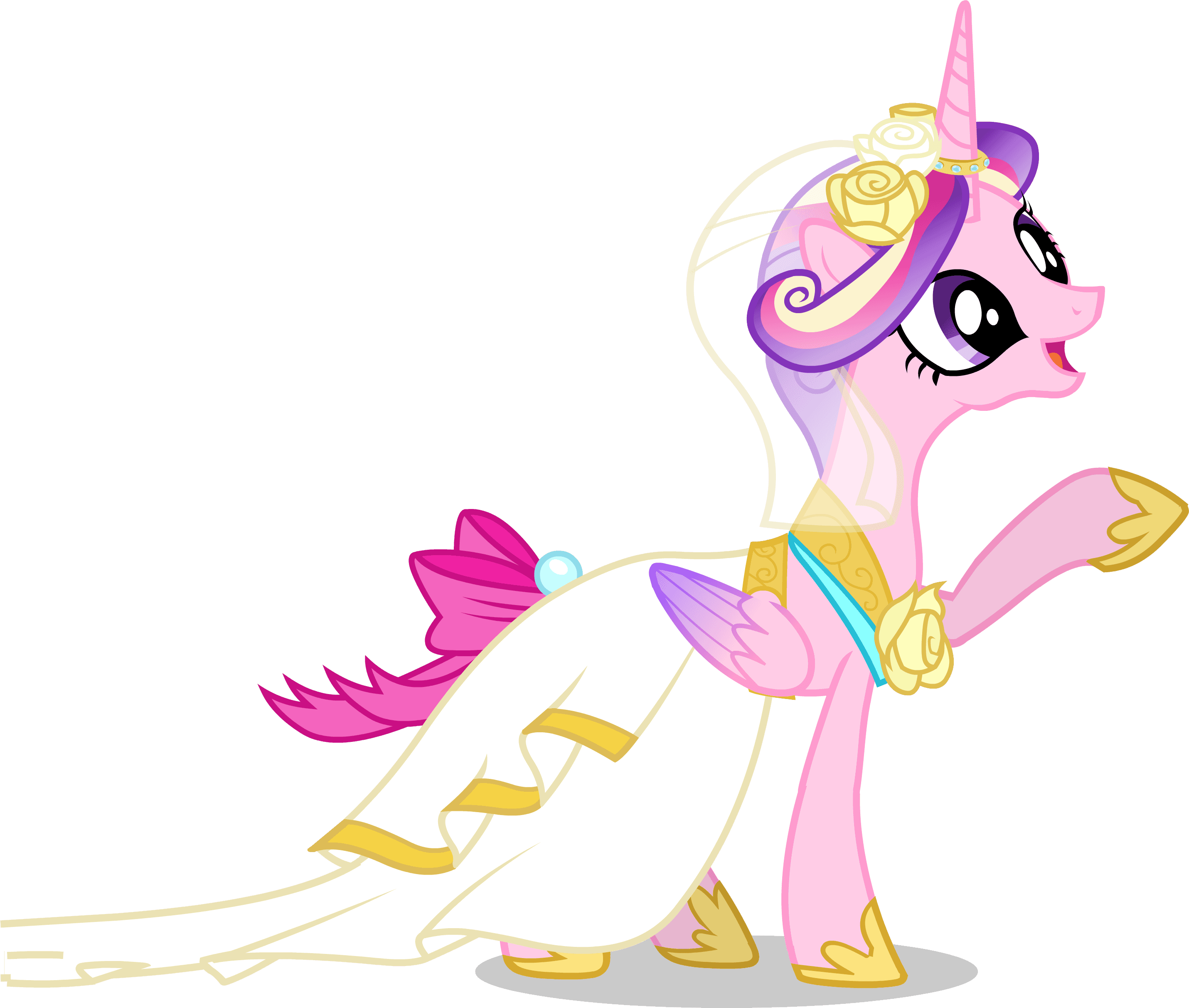 My Little Pony Rarity S Wedding Dress Designer Game - My Little Pony Princess Cadence Wedding - Free Transparent PNG Clipart Images Download. - Transparent PNG Free Download | PNGio
