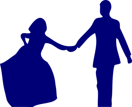 Man, Woman, Holding Hand, Male, Female - Navy Blue Wedding Clip Art - Free Transparent PNG Clipart Images Download. - Transparent PNG Free Download | PNGio