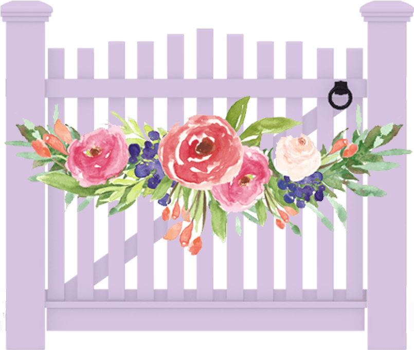The Garden By The Gate - Gate Wedding Art Png - Free Transparent PNG Clipart Images Download. - Transparent PNG Free Download | PNGio