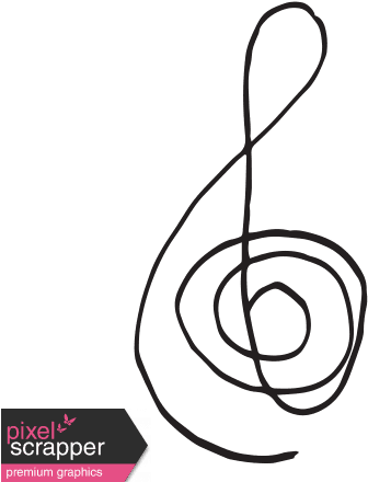 Art Class Music Doodle Treble Clef 4 Template Graphic - Wedding Words - Free Transparent PNG Clipart Images Download. - Transparent PNG Free Download | PNGio