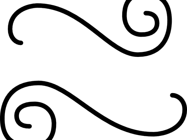 Line Art Clipart Squiggly - Transparent Wedding Scroll Clipart Black And White - Free Transparent PNG Clipart Images Download. - Transparent PNG Free Download | PNGio