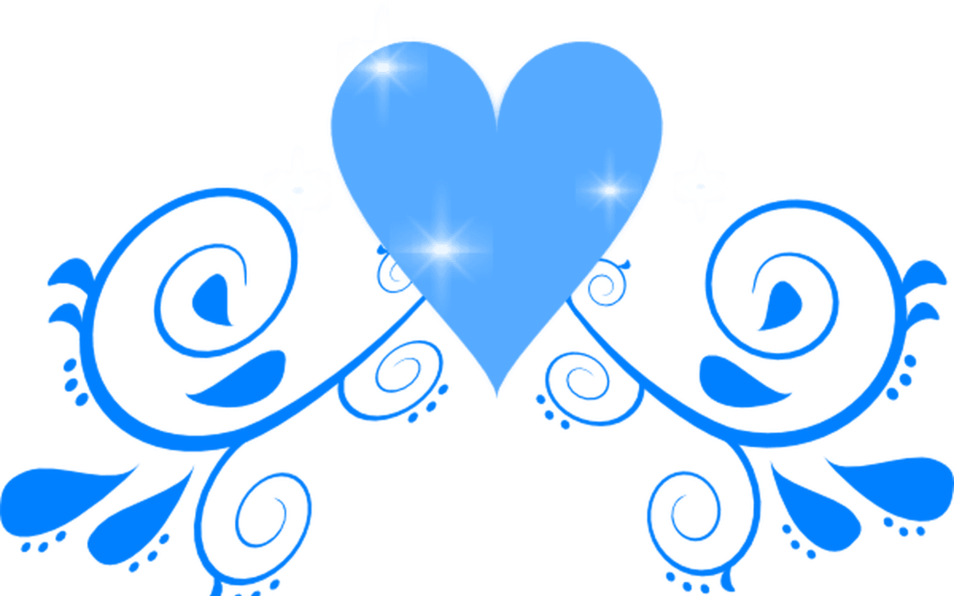 Blue Heart Swirl Clip Art At Clkercom Vector Clip Art - Wedding Clip Art Blue - Free Transparent PNG Clipart Images Download. - Transparent PNG Free Download | PNGio