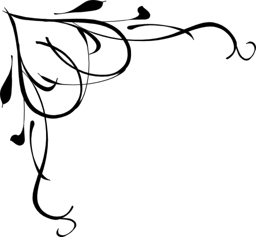 Free Png Victorian Arabesque Png Image With Transparent - Wedding Corner Border Png - Free Transparent PNG Clipart Images Download. - Transparent PNG Free Download | PNGio
