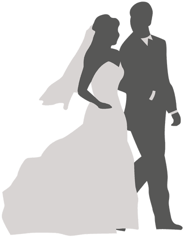 Silhouette Of Couple Walking - Wedding Couple Walking Silhouette - Free Transparent PNG Clipart Images Download. - Transparent PNG Free Download | PNGio
