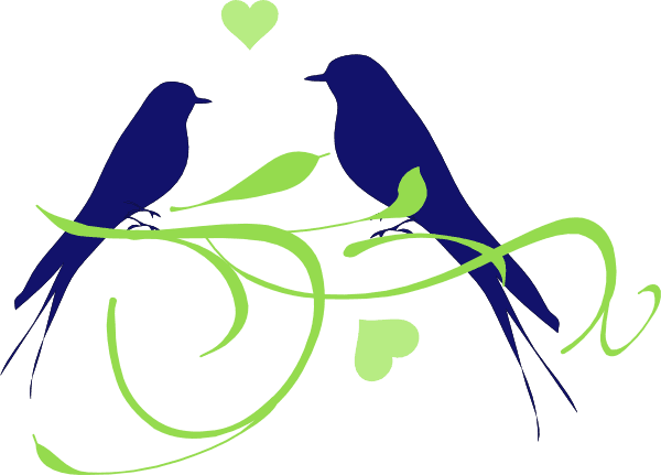 Wedding Love Bird Clip Art - Clip Art Love Birds - Free Transparent PNG Clipart Images Download. - Transparent PNG Free Download | PNGio