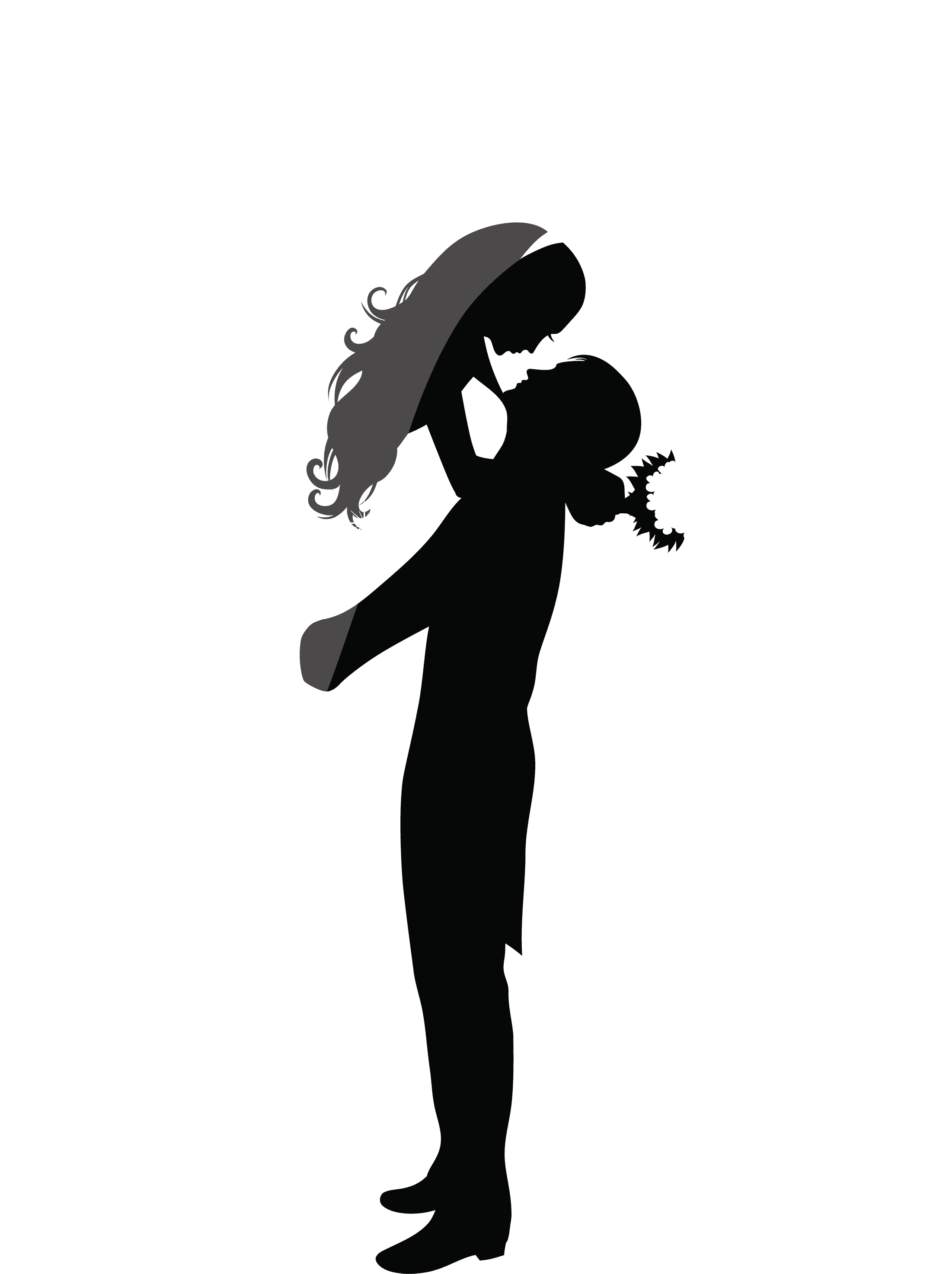 Wedding Couple Silhouettes Png Clip Art - Vector Marriage - Free Transparent PNG Clipart Images Download. - Transparent PNG Free Download | PNGio