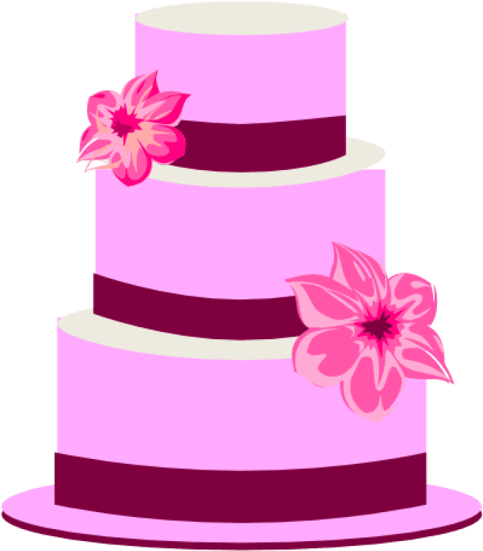 Wedding Cake Clipart Tiered Cake Clip Art At Clker - 3 Tier Cake Clip Art - Free Transparent PNG Clipart Images Download. - Transparent PNG Free Download | PNGio