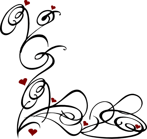 Burgundy Wedding Clipart - Page Borders In Word - Free Transparent PNG Clipart Images Download. - Transparent PNG Free Download | PNGio