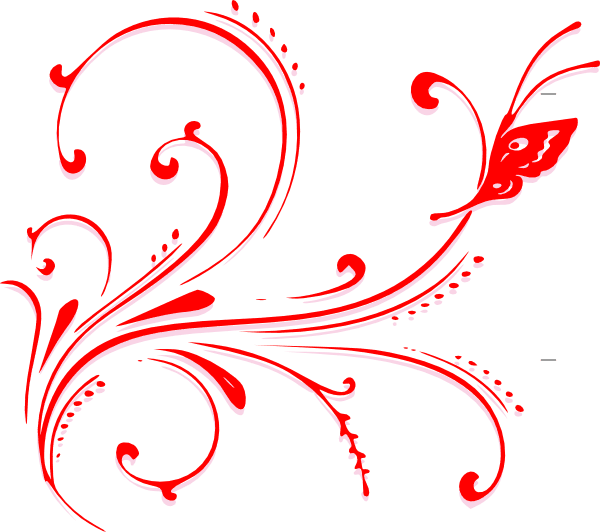 Wedding Scroll Clipart - Red Scroll Border Clip Art - Free Transparent PNG Clipart Images Download. - Transparent PNG Free Download | PNGio