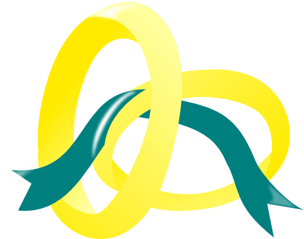 Wedding Rings With Blue Ribbon Clip Art At Clkercom - Clip Art - Free Transparent PNG Clipart Images Download. - Transparent PNG Free Download | PNGio