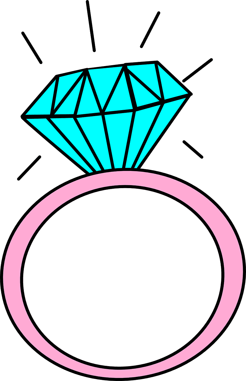 Cartoon Wedding Ring Diamond Ring Maddie Clip Art At - Cartoon Diamond Ring - Free Transparent PNG Clipart Images Download. - Transparent PNG Free Download | PNGio