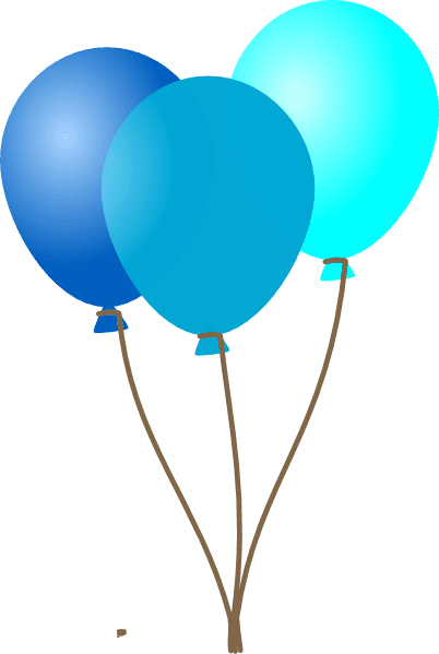 Welcome Back And See You At The Parent Information - Blue Balloons Clip Art - Free Transparent PNG Clipart Images Download. - Transparent PNG Free Download | PNGio