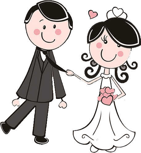 Digi Stamps - Wedding - Novios - Boda - Bride And Groom Clipart - Free Transparent PNG Clipart Images Download. - Transparent PNG Free Download | PNGio