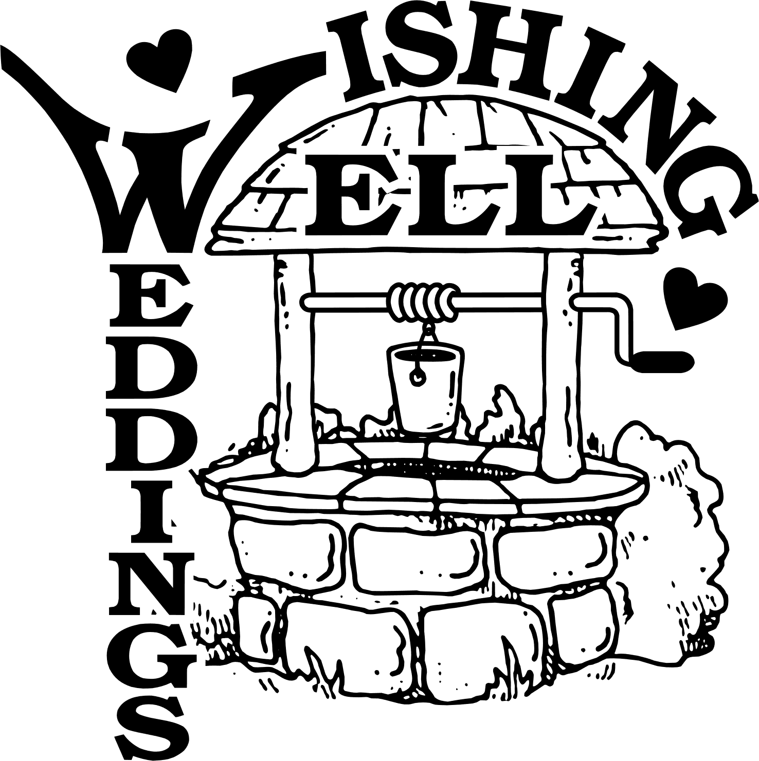 Wedding Wishing Well Clipart - Wishing Well Black And White - Free Transparent PNG Clipart Images Download. - Transparent PNG Free Download | PNGio