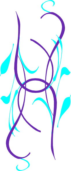 Double Purple & Teal Wedding Corner Art Clip Art - Teal And Purple Border - Free Transparent PNG Clipart Images Download. - Transparent PNG Free Download | PNGio