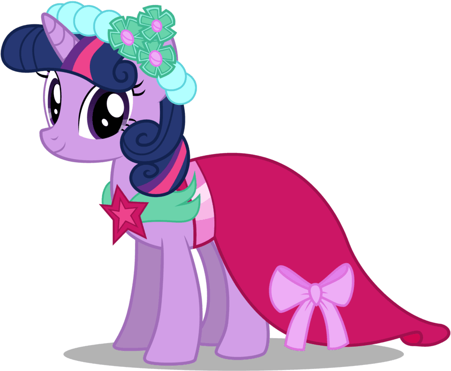 Twilight Wedding Dress By Mamandil - My Little Pony Twilight Sparkle Dress - Free Transparent PNG Clipart Images Download. - Transparent PNG Free Download | PNGio