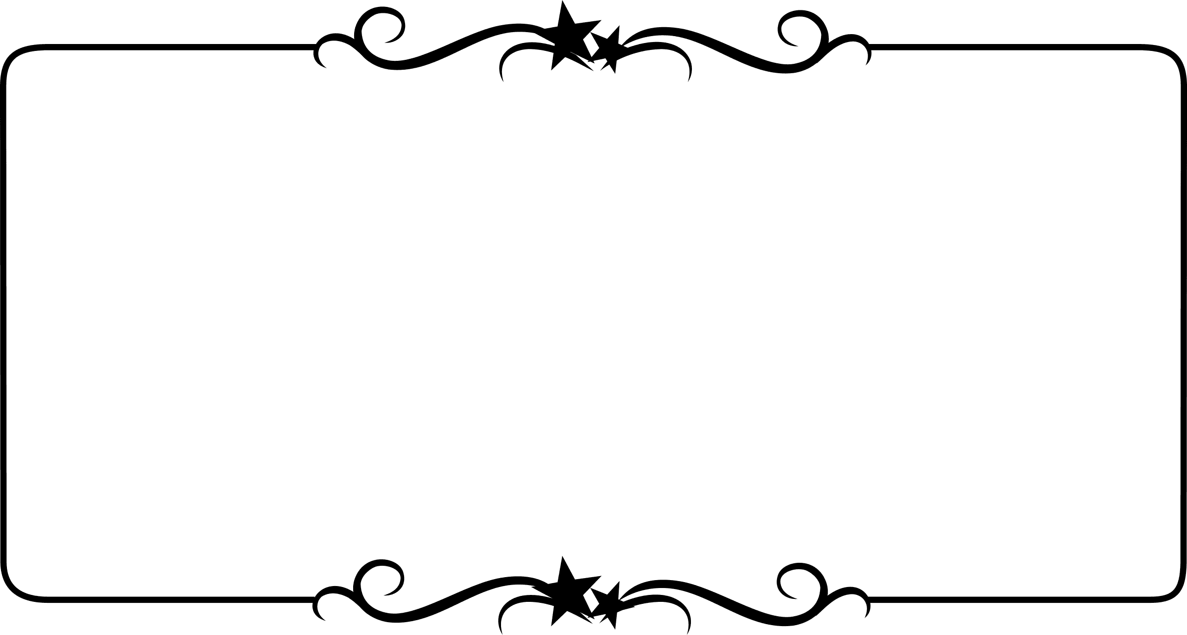 Gallery For > Simple Black Corner Borders Wedding Scroll - Border Frame - Free Transparent PNG Clipart Images Download. - Transparent PNG Free Download | PNGio