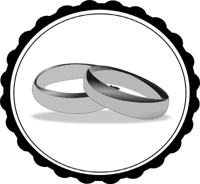 Wedding Ring Clipart - Black And White Ring - Free Transparent PNG Clipart Images Download. - Transparent PNG Free Download | PNGio