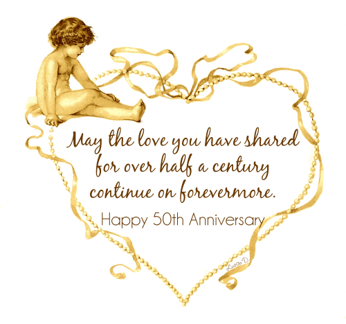 Happy 50th Wedding Anniversary Quotes Clipart - Toast For 50th Anniversary - Free Transparent PNG Clipart Images Download. - Transparent PNG Free Download | PNGio