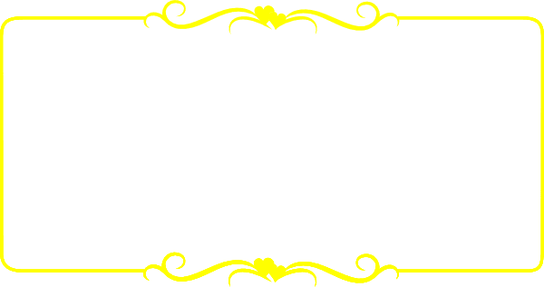 Yellow Wedding Border Clipart - Diy Hearts Program Fan Template, Printable Blue Wedding - Free Transparent PNG Clipart Images Download. - Transparent PNG Free Download | PNGio