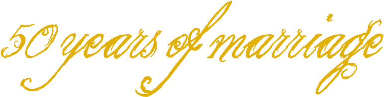 Free 50th Wedding Anniversary Clip Art Golden Anniversary - Golden Anniversary Clip Art - Free Transparent PNG Clipart Images Download. - Transparent PNG Free Download | PNGio