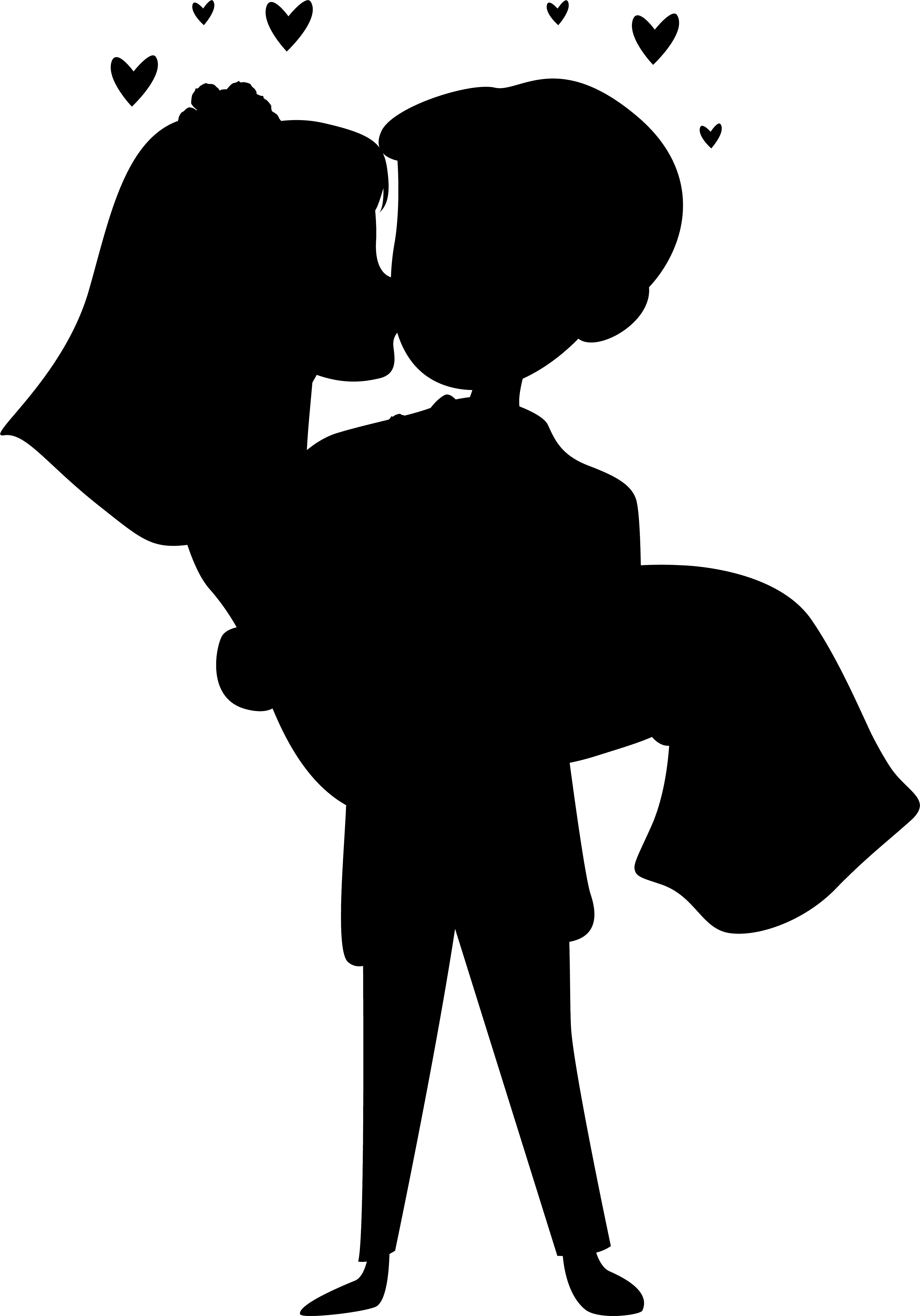 Wedding Love Couple Silhouettes Clip Art - Couple Png - Free Transparent PNG Clipart Images Download. - Transparent PNG Free Download | PNGio