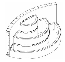 ***custom Order*** 7' 10" X 9' 0 Radius Wedding Cake - Drawing - Free Transparent PNG Clipart Images Download. - Transparent PNG Free Download | PNGio