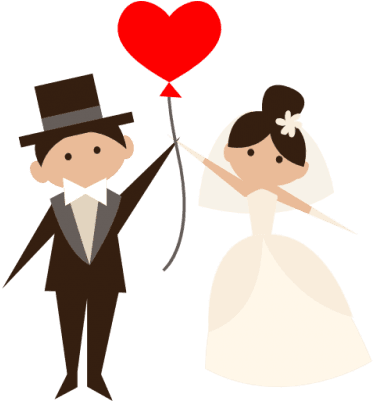 Red Heart, Bride, Wedding Couple, Romantic, People, - Groom And Bride Png - Free Transparent PNG Clipart Images Download. - Transparent PNG Free Download | PNGio