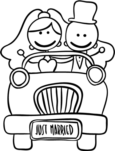 Ceramic Painting, Rock Painting, Bride Groom, Silhouettes, - Dibujos Novios Blanco Y Negro - Free Transparent PNG Clipart Images Download. - Transparent PNG Free Download | PNGio