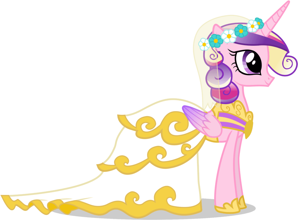 Princess Cadance In Wedding Dress By 90sigma On Deviantart - My Little Pony Princess Cadence Dress - Free Transparent PNG Clipart Images Download. - Transparent PNG Free Download | PNGio