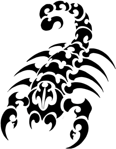 Scorpions Tribal Tattoos Png Transparent Images Png - Tribal Scorpio Tattoo Designs - Free Transparent PNG Clipart Images Download. - Transparent PNG Free Download | PNGio