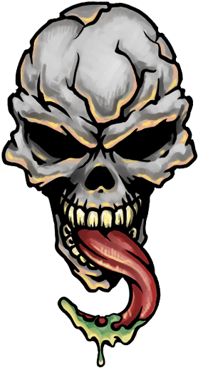 Skull Tattoo Png Transparent Images - Demon Skull Tattoo Designs - Free Transparent PNG Clipart Images Download. - Transparent PNG Free Download | PNGio
