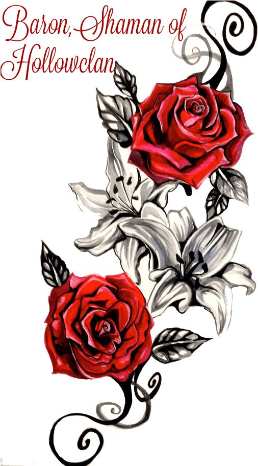 Rose Tattoo Png Clipart - Rose Tattoo Designs - Free Transparent PNG Clipart Images Download. - Transparent PNG Free Download | PNGio