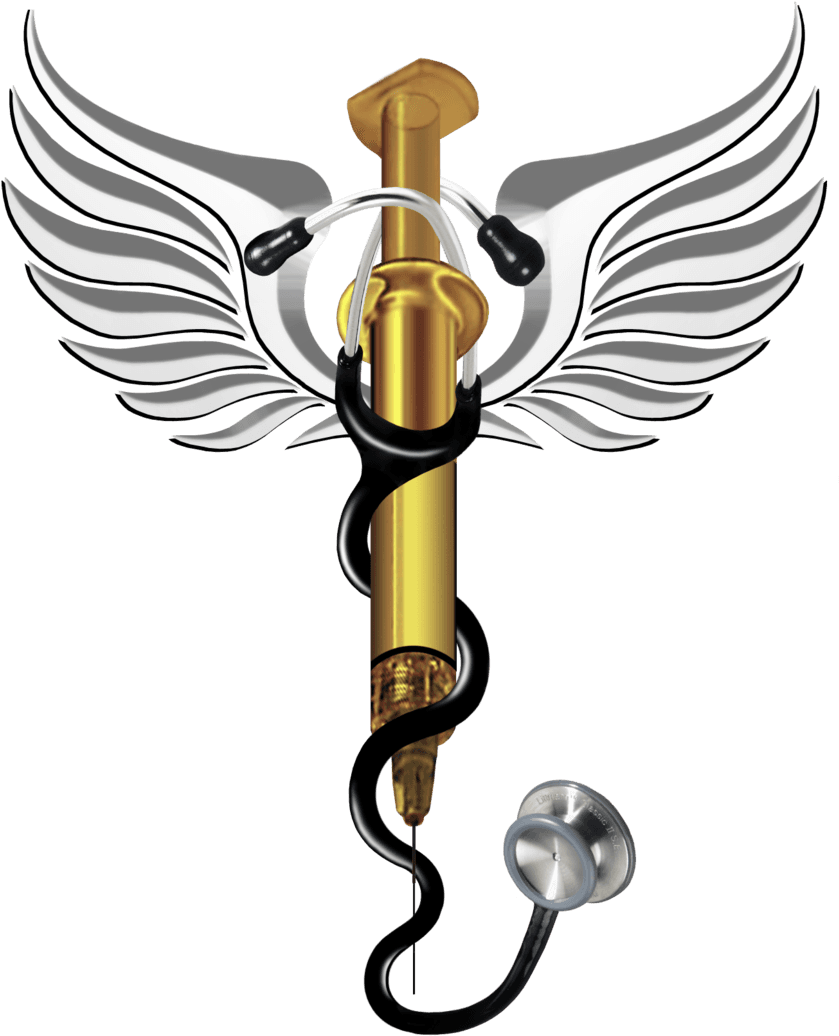 Medical Clipart Doctor Symbol - 5star With Wings Tattoo - Free Transparent PNG Clipart Images Download. - Transparent PNG Free Download | PNGio