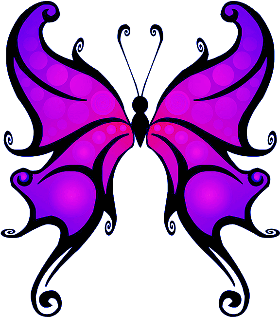 Butterfly Clipart Transparent Png - Fantasy Butterfly Tattoo Outline - Free Transparent PNG Clipart Images Download. - Transparent PNG Free Download | PNGio
