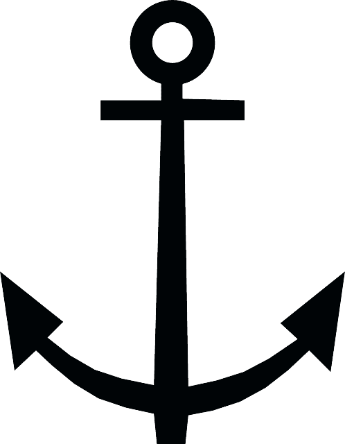 Black And White Anchor Free Vector Graphic Anchor Anchorage - Draw An Anchor Tattoo - Free Transparent PNG Clipart Images Download. - Transparent PNG Free Download | PNGio
