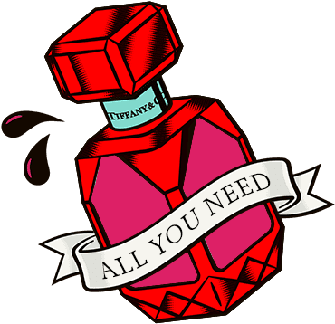 Fragrance - Valentine Day Png Tattoo - Free Transparent PNG Clipart Images Download. - Transparent PNG Free Download | PNGio