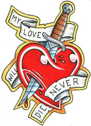 Heart And Love Tattoos Designs- High Quality Photos - Love Tattoo Design Png - Free Transparent PNG Clipart Images Download. - Transparent PNG Free Download | PNGio