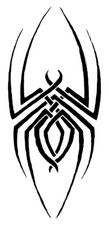 Tribal Spider 1 By Deathangelsday - Tribal Spider Tattoo Designs - Free Transparent PNG Clipart Images Download. - Transparent PNG Free Download | PNGio