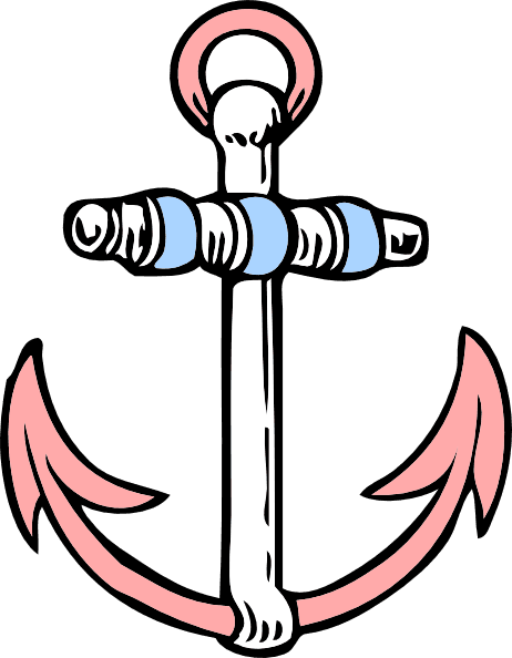 Anchor Clip Art At Clkercom Vector Online Royalty Free - Anchor With Lily Tattoo - Free Transparent PNG Clipart Images Download. - Transparent PNG Free Download | PNGio