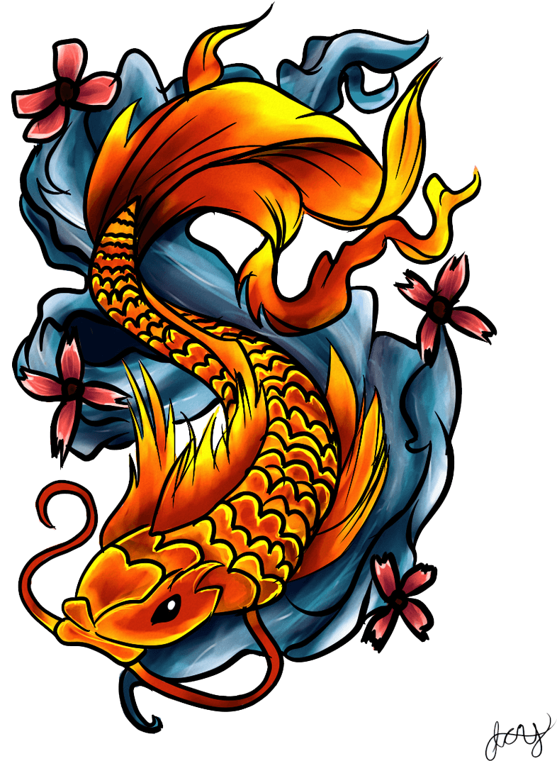 Download Png Image - Fish Tattoo Transparent - Free Transparent PNG Clipart Images Download. - Transparent PNG Free Download | PNGio