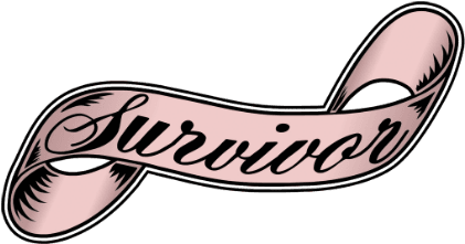 Survivor Pink Ribbon Temporary Tattoo - Tattoo - Free Transparent PNG Clipart Images Download. - Transparent PNG Free Download | PNGio