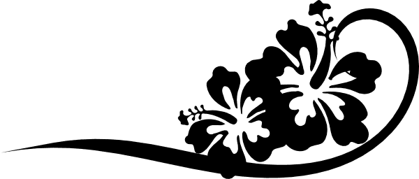 White Flower Clipart Tribal - Habiscus Black And White Tattoos - Free Transparent PNG Clipart Images Download. - Transparent PNG Free Download | PNGio