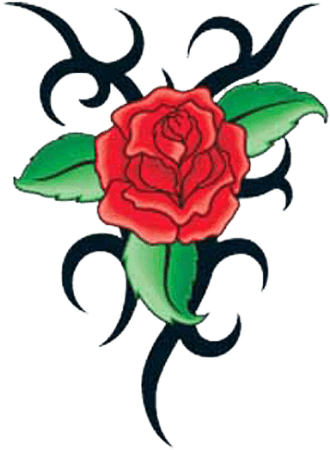 Rose - Rose Tattoo Designs - Free Transparent PNG Clipart Images Download. - Transparent PNG Free Download | PNGio