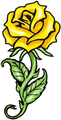 Cross And Rose Tattoo Designs - Red Rose Tattoo - Free Transparent PNG Clipart Images Download. - Transparent PNG Free Download | PNGio