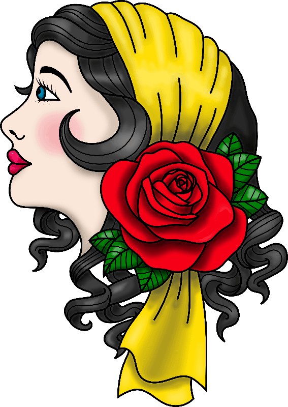 Gypsy Traditional Tattoo Gifts Designstyle Zippi Png - Tattoo - Free Transparent PNG Clipart Images Download. - Transparent PNG Free Download | PNGio