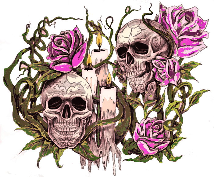 What Is The Meaning Of A Skull And Rose Tattoo Youtube - Money Roses Tattoo Designs - Free Transparent PNG Clipart Images Download. - Transparent PNG Free Download | PNGio