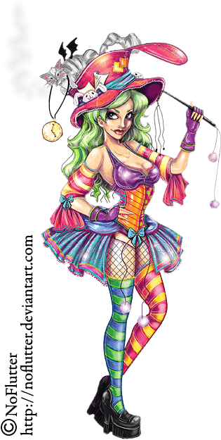 Photobucket - Mad Hatter Girl Tattoo - Free Transparent PNG Clipart Images Download. - Transparent PNG Free Download | PNGio